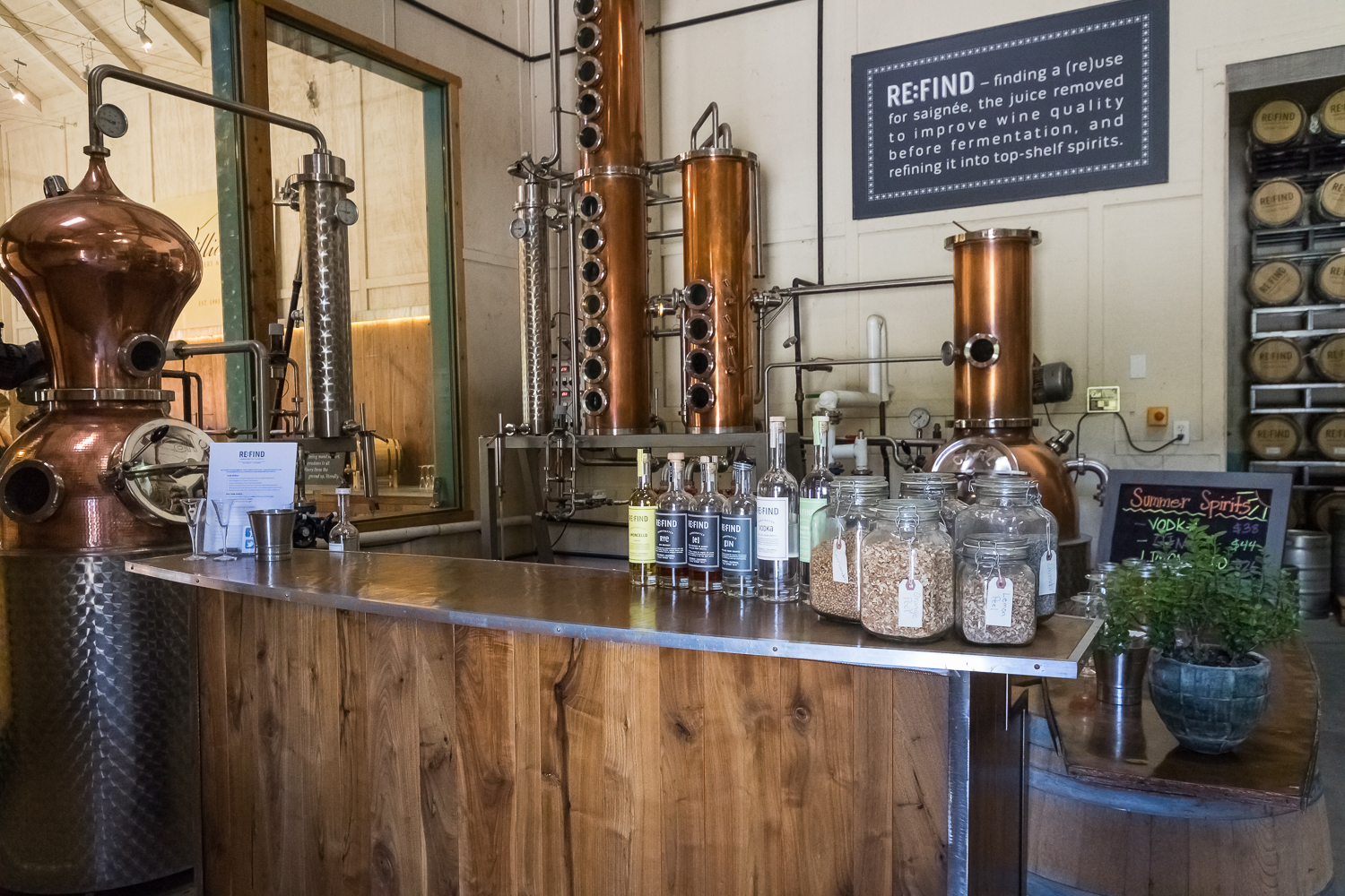 Re:Find Distillery Tasting Room