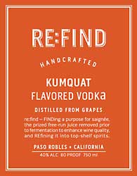Kumquat Flavored Vodka