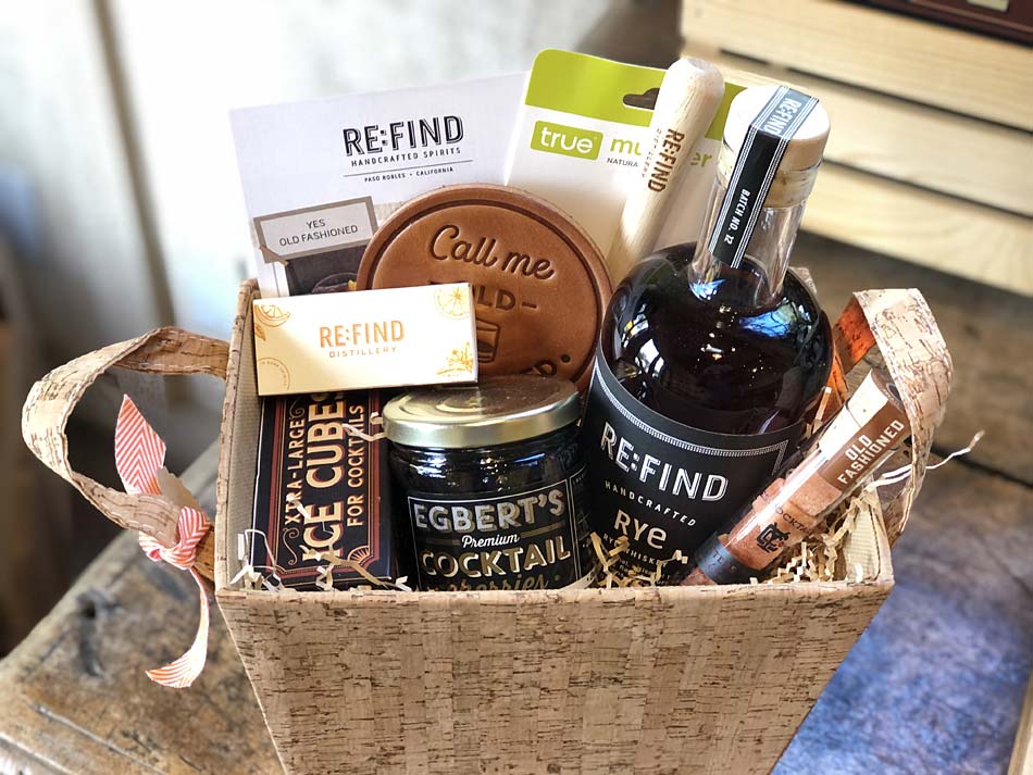 Old Fashioned Basket - Re:Find Distillery Gift Set